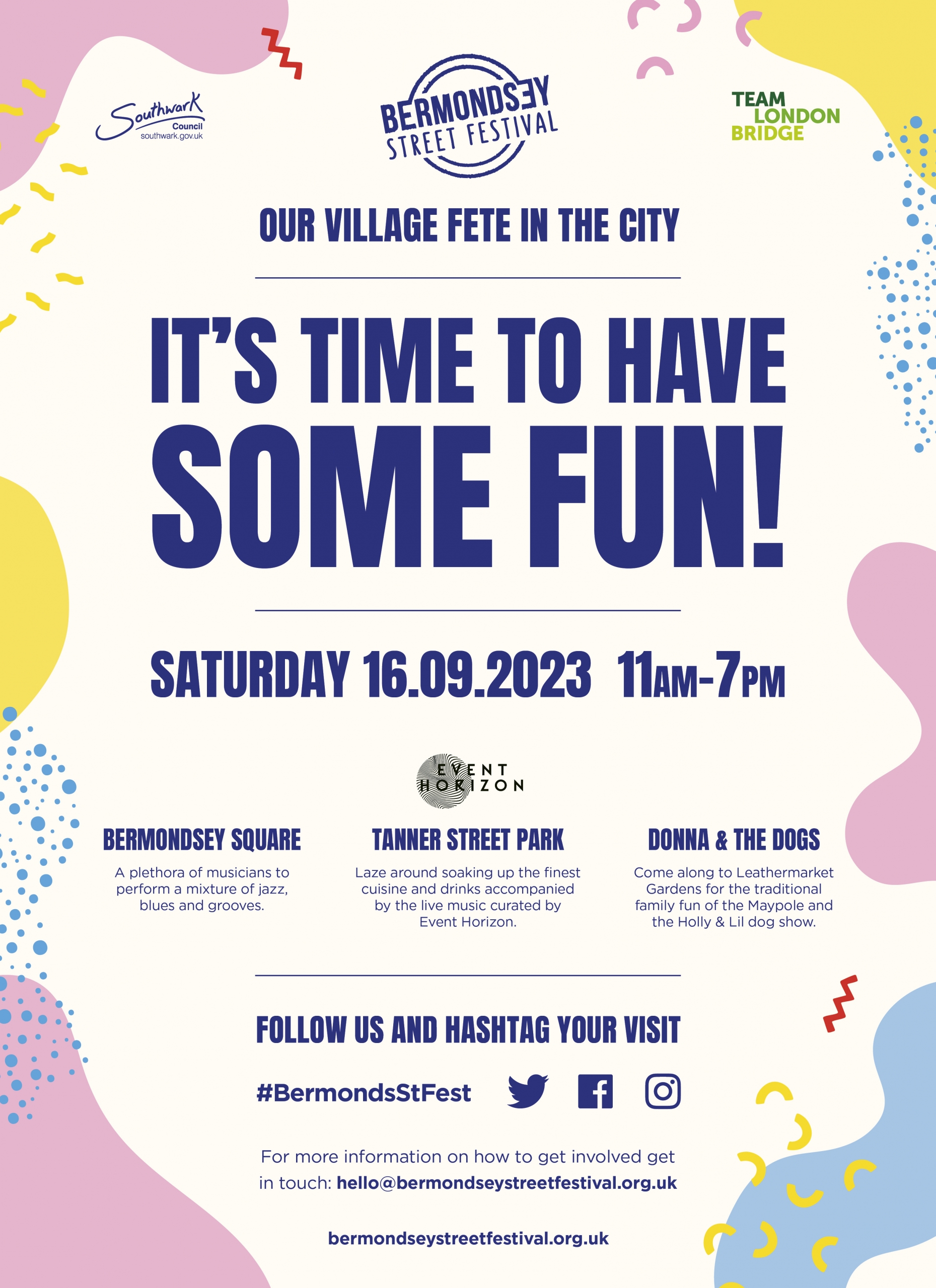 Bermondsey Street Festival 2023 16 September