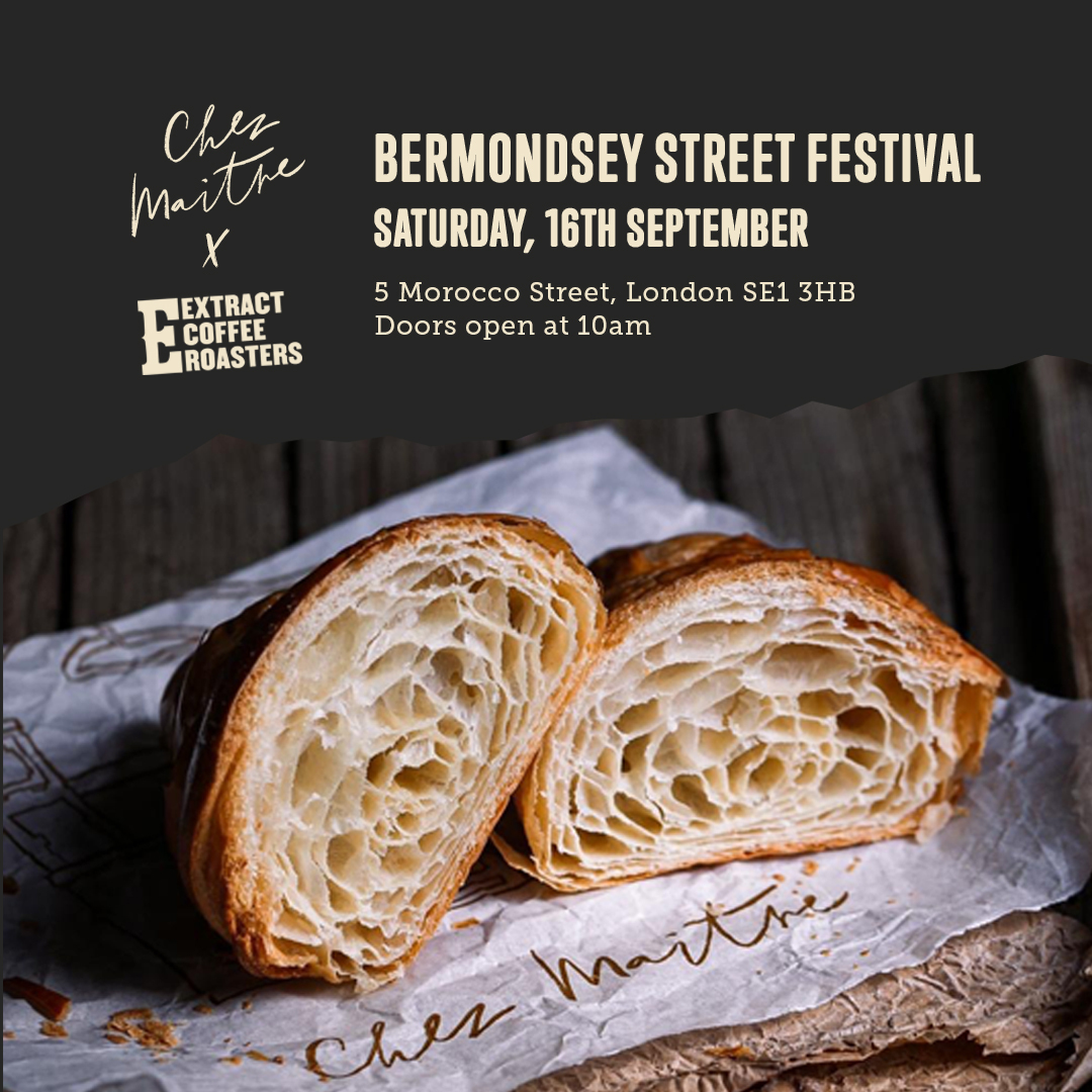 Extract Coffee Roasters - London Pop up Chez Maitre - Bermondsey Street Festival